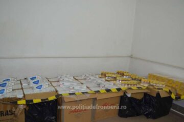 Țigările, în valoare de aproximativ 136.000 de lei, au fost ridicate în vederea confiscării