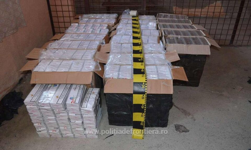 Țigările, în valoare de 128.500 de lei, au fost ridicate în vederea confiscării