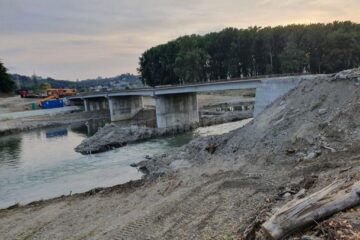 Cel de-al treilea pod peste apa Sucevei are o lungime de 104,4 m