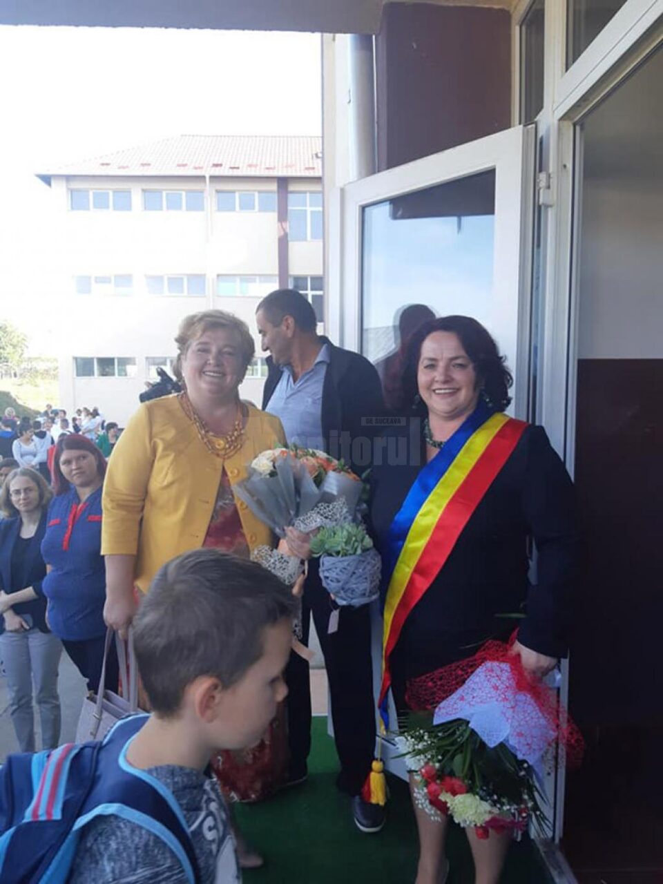 Violeta Țăran și Gabriela Mihai au participat la deschiderea anului școlar de la Școala Gimnazială Berchișești
