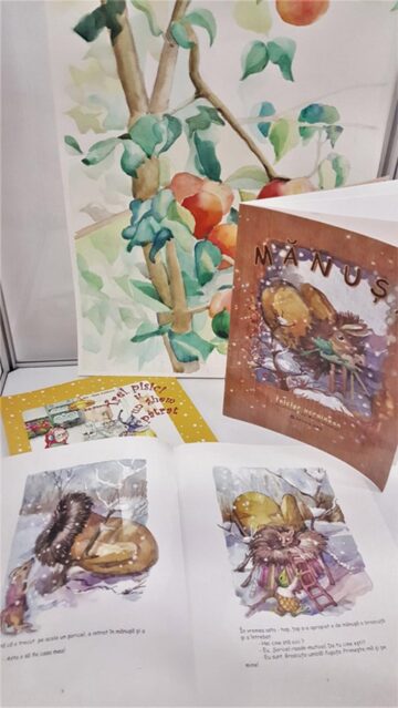 40 de acuarele realizate de artista Ana-Maria Ovadiuc – AMO, pe simezele Muzeului de Istorie Suceava