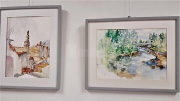 40 de acuarele realizate de artista Ana-Maria Ovadiuc – AMO, pe simezele Muzeului de Istorie Suceava