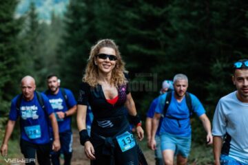 Carmen Brumă, ambasadorul brandului, a alergat la cursa de 23 km