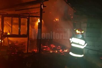 Incendiu cu pagube foarte mari la o gospodărie din satul Suha, comuna Mălini