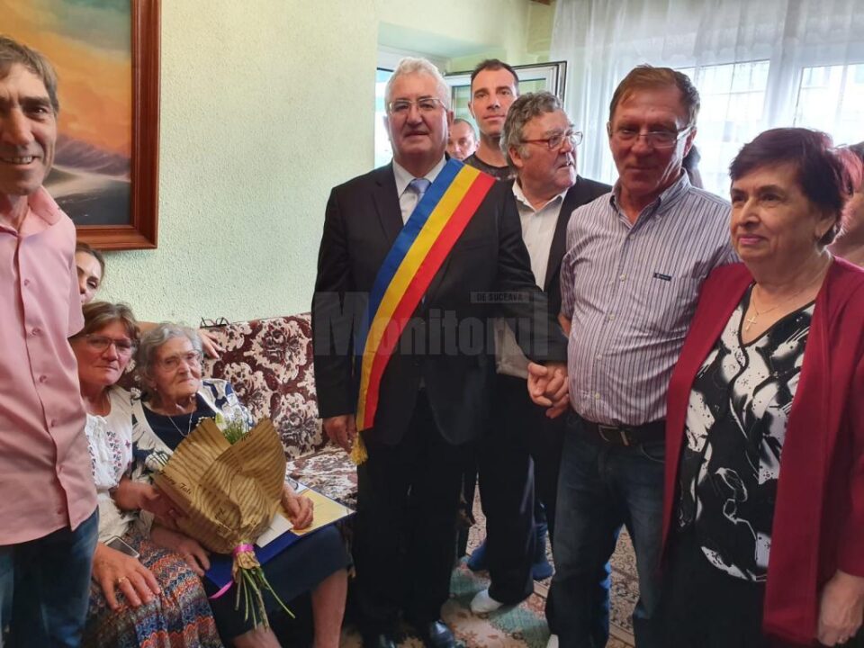 Al doilea “Cetățean Centenar” al Sucevei a împlinit sâmbătă 100 de ani