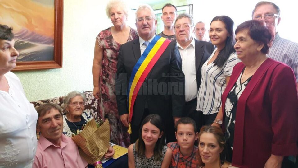 Al doilea “Cetățean Centenar” al Sucevei a împlinit sâmbătă 100 de ani