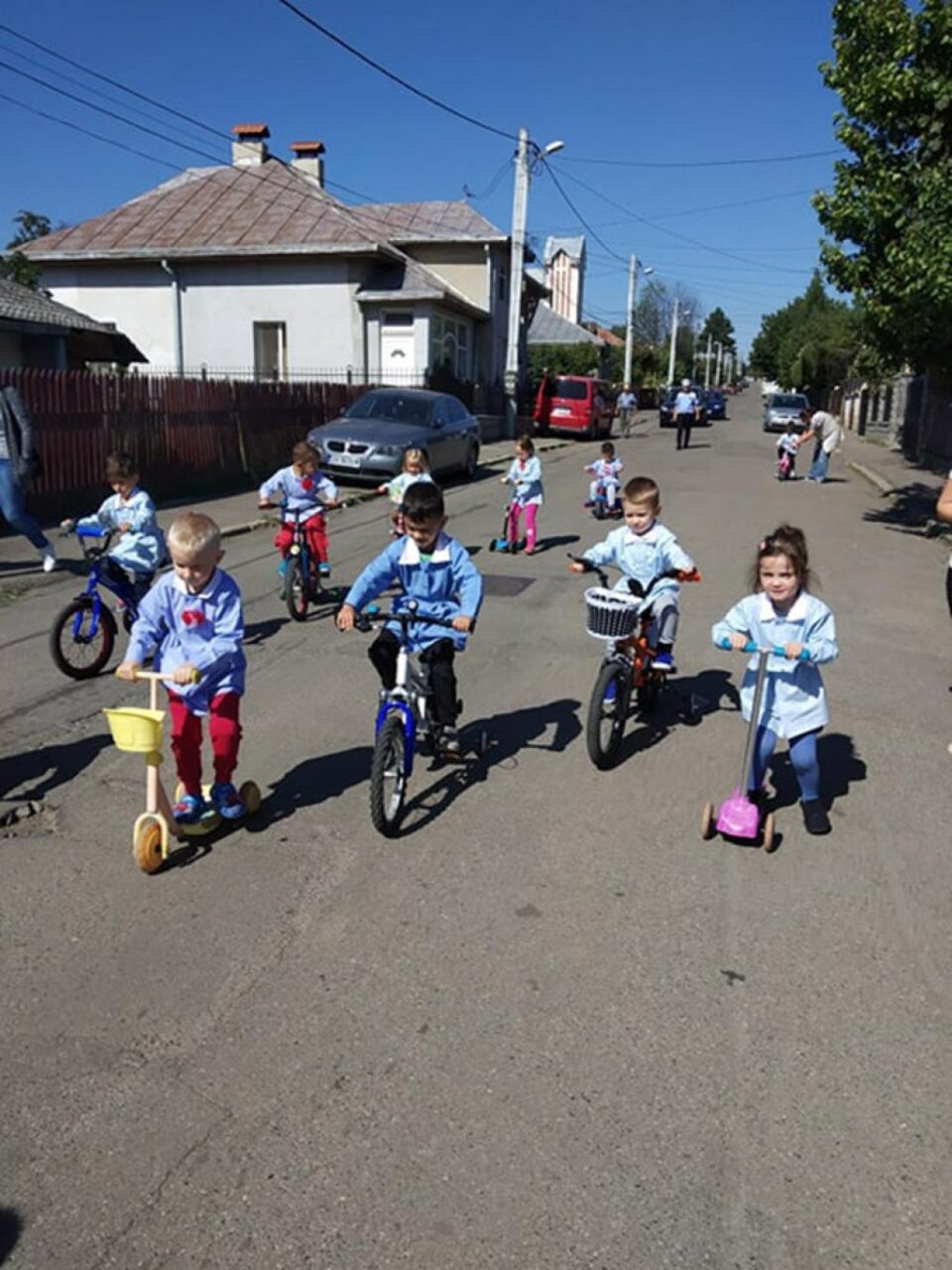 Preșcolarii de la Grădinița “Lizuca” din Fălticeni au luat startul la Climate Cycling