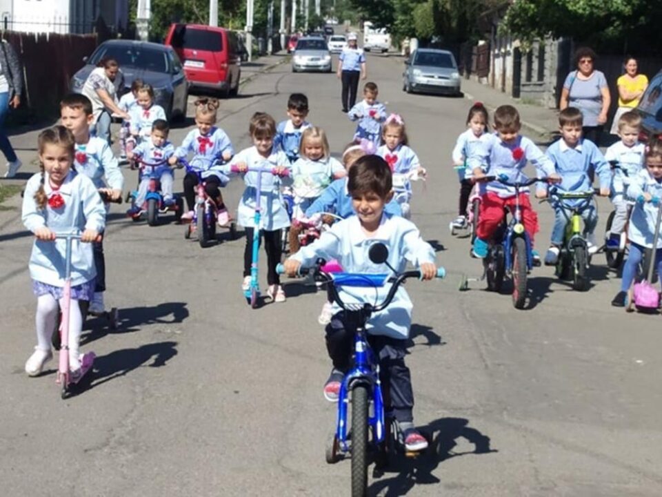 Preșcolarii de la Grădinița “Lizuca” au luat startul la Climate Cycling