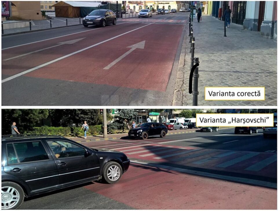 Cușnir prezintă cum ar trebui să fie marcată corect o trecere de pietoni