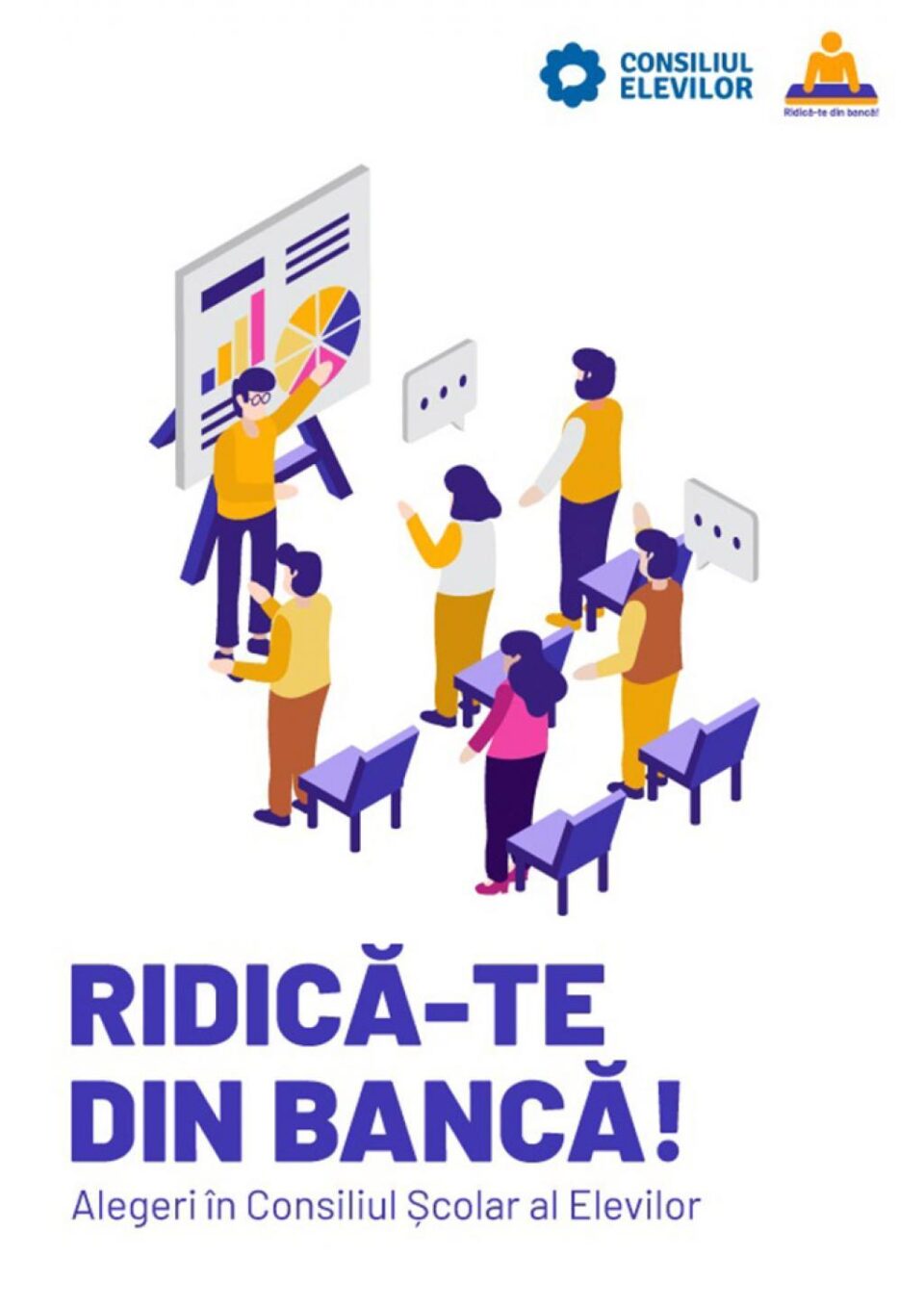 Elevii sunt încurajați să se înscrie în Consiliul Școlar și Consiliul Județean al Elevilor