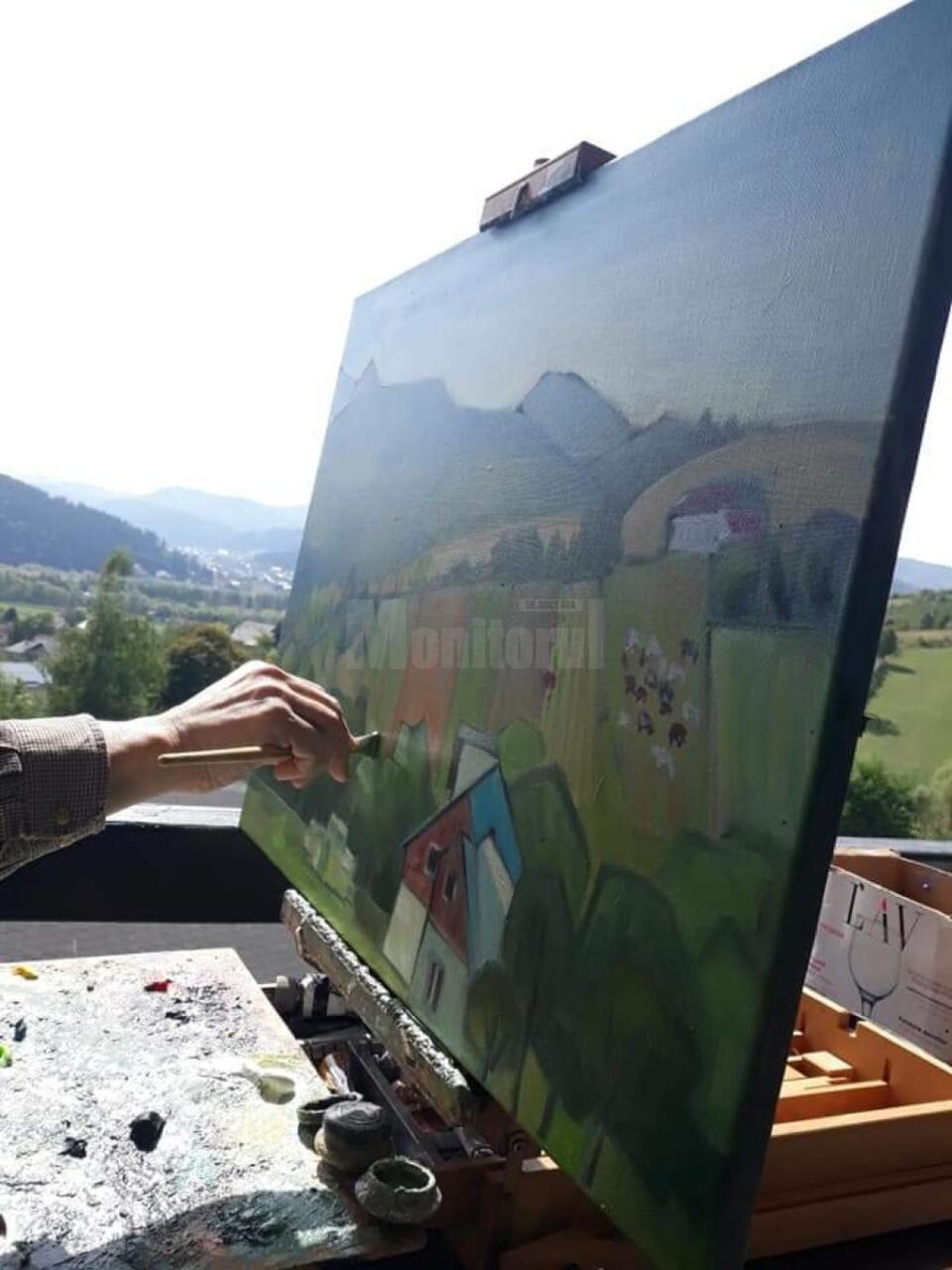 Mari pictori români, prezenți în Bucovina, la a treia ediție a Simpozionului de pictură „Întâlnire la Gura Humorului”