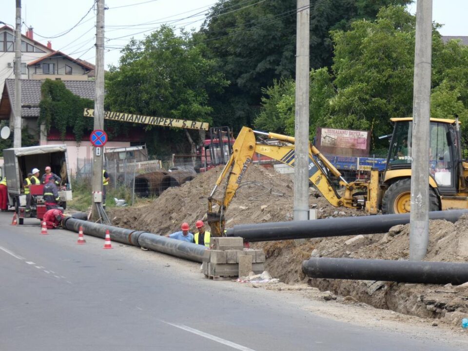 Devierea magistralei de termoficare de pe terenul viitorului Kaufland