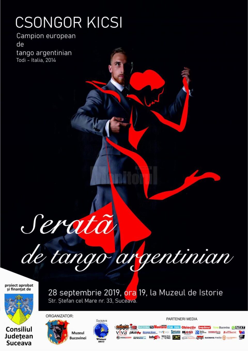 Seară de tango argentinian, sâmbătă, la Muzeul de Istorie Seară de tango argentinian, sâmbătă, la Muzeul de Istorie