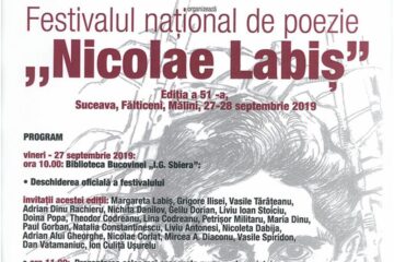 Festivalul național de poezie „Nicolae Labiș”, ediția a 51-a, la Suceava, Fălticeni, Mălini