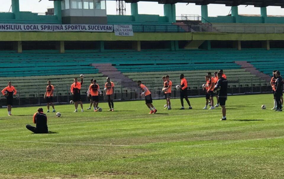 CFR Cluj s-a antrenat pe Areni înaintea duelului din Cupa României