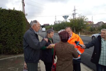 Localnici din zona intersecției șoselei de centură cu drumul spre Moara solicită autorităților protecție pentru pietoni