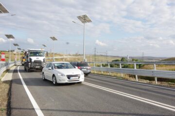 Șoseaua de centură a Sucevei, plină de mașini din primele minute de la deschidere