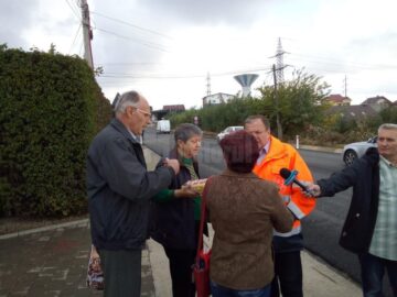 Localnici din zona intersecției șoselei de centură cu drumul spre Moara i-au cerut lui Flutur protecție pentru pietoni