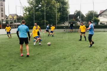 Global Design și Delgaz Grid s-au întâlnit în cel mai echilibrat joc al rundei în Liga Companiilor