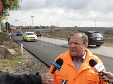 Localnici din zona intersecției șoselei de centură cu drumul spre Moara i-au cerut lui Flutur protecție pentru pietoni