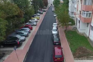 Strada Viitorului, din cartierul sucevean Obcini, refacuta prin programul de modernizare de la scara blocului