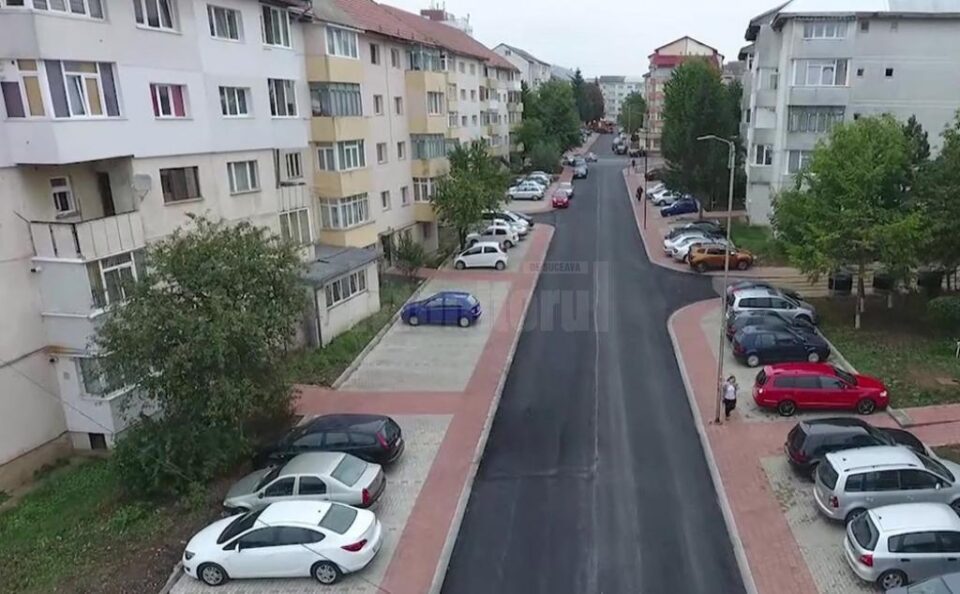 Lucrările de reabilitare de pe strada Viitorului, din Obcini, aproape finalizate