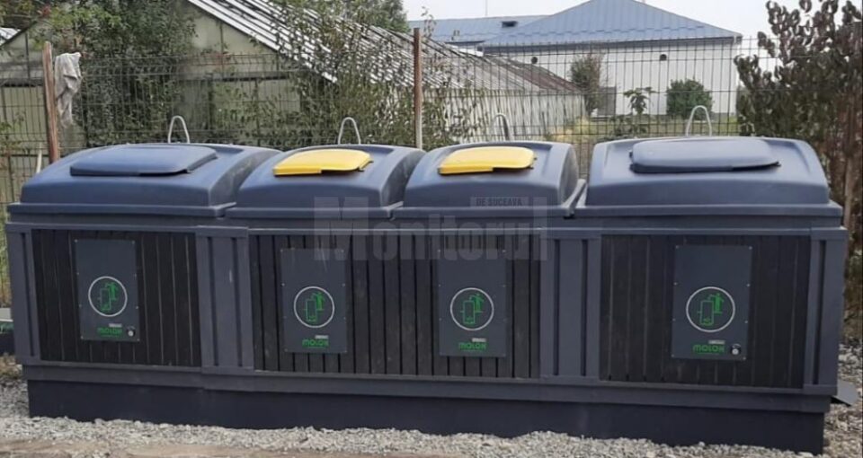Prima platformă îngropată pentru colectarea deșeurilor, pe strada Pictor Rusu Arbore, în cartierul ANL Petrom