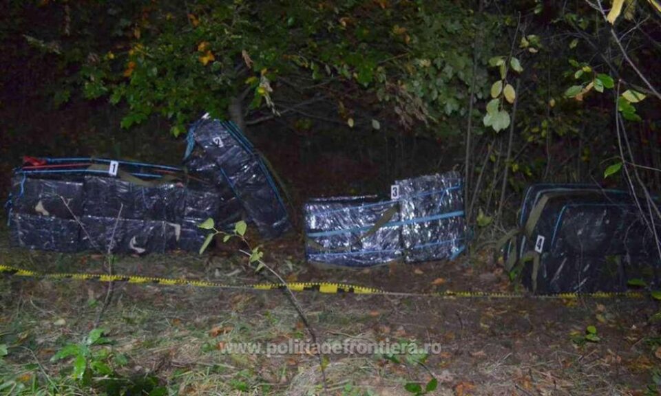 Aproape 12.000 de pachete de țigări de contrabandă capturate în zona de munte