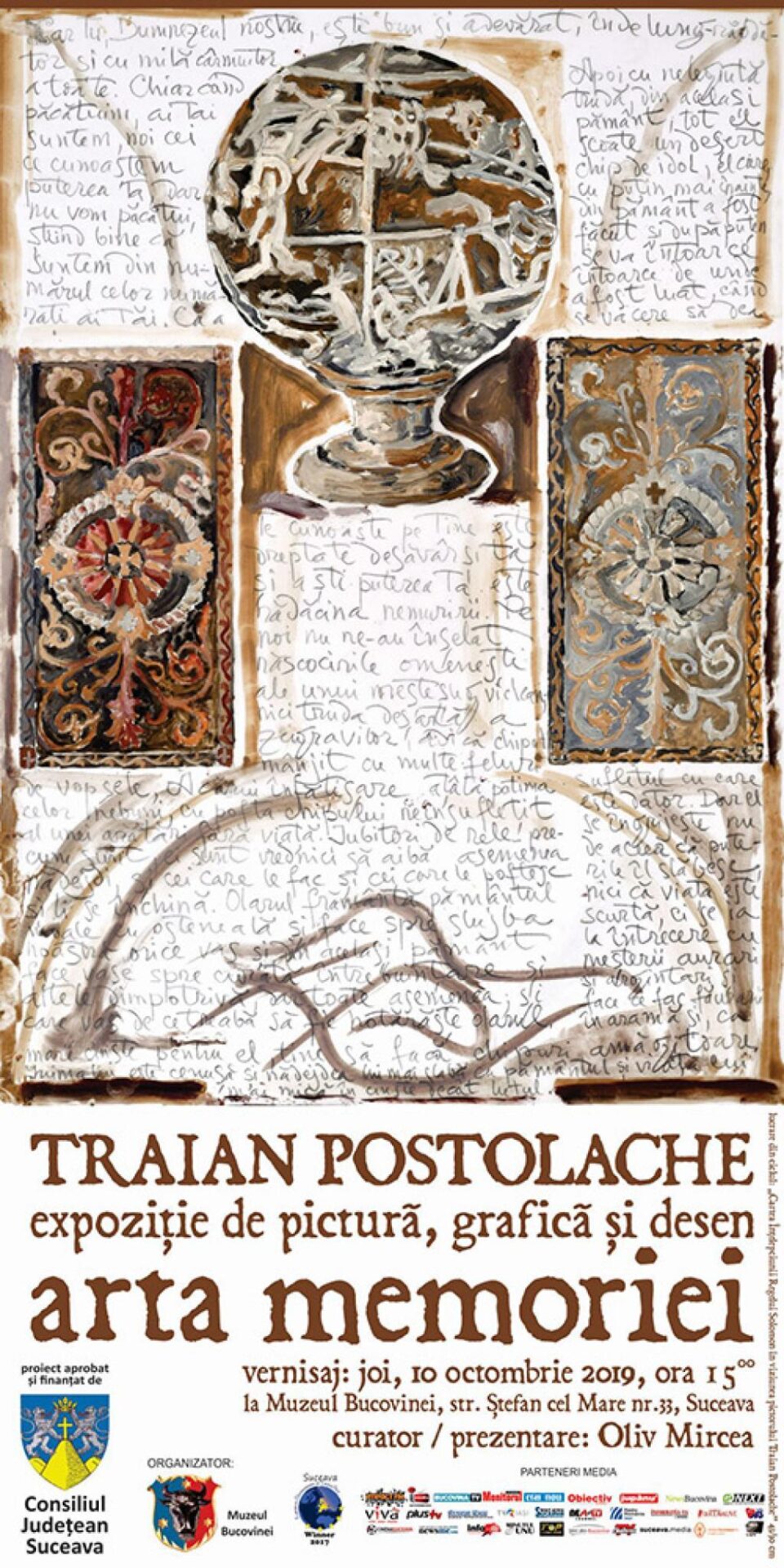 Expoziția de pictură, grafică și desen „Arta memoriei”, la Muzeul de Istorie Suceava