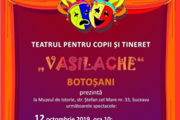 „Rățușca cea urâtă” și „Fram ursul polar”, cu Teatrul „Vasilache”, la Muzeul de Istorie Suceava „Rățușca cea urâtă” și „Fram ursul polar”, cu Teatrul „Vasilache”, la Muzeul de Istorie Suceava