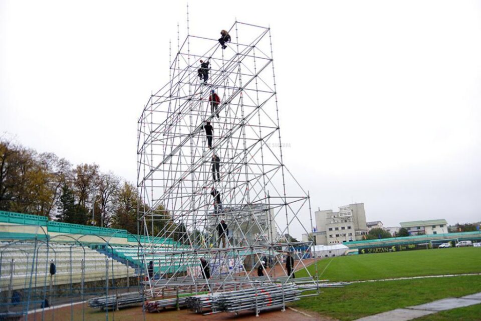 Montarea nocturnei ar trebui să înceapă cu câteva zile înainte de partida cu Dinamo
