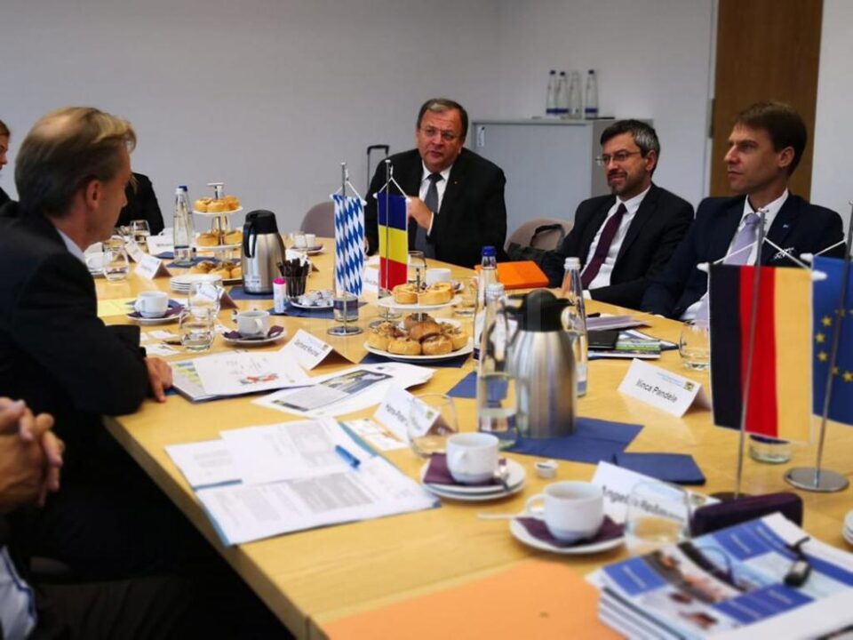 Gheorghe Flutur a discutat cu oficiali din Guvernul Bavarez despre o colaborare în domeniul construcției de drumuri