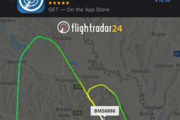 Avionul în care se afla Gheorghe Flutur a făcut o buclă în aer până a ateriza în siguranța pe aeroportul din Iași