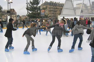 Patinoarul va fi amplasat în partea de jos a esplanadei din Centru, în zona fântânii arteziene