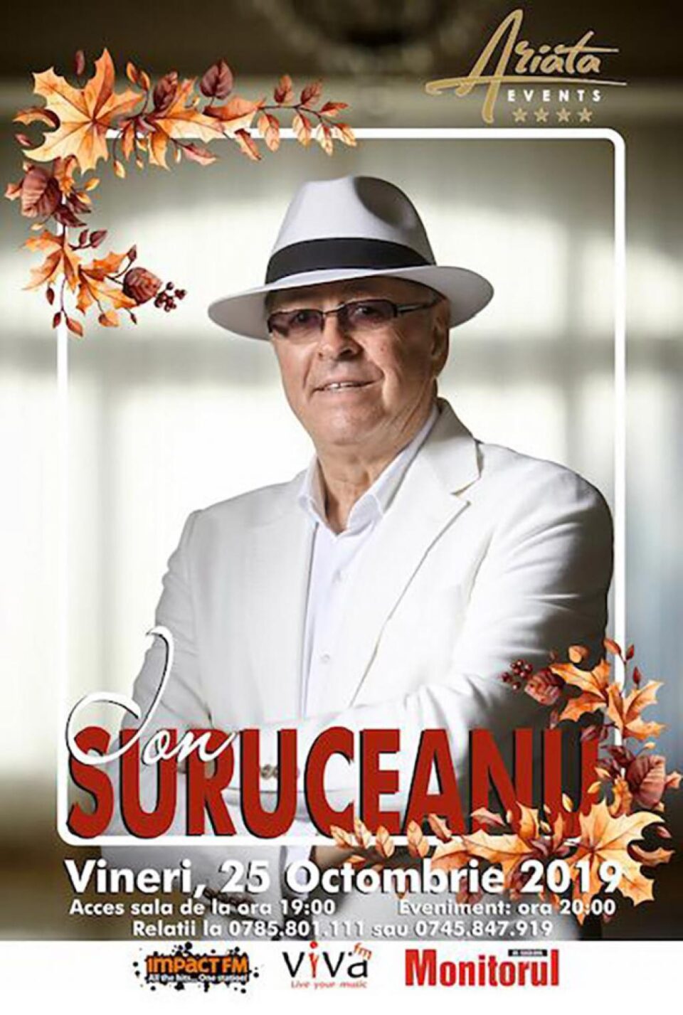 Concert la Ariata Events, susținut de artistul din Republica Moldova Ion Suruceanu Concert la Ariata Events, susținut de artistul din Republica Moldova Ion Suruceanu
