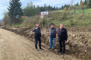 Gheorghe Flutur a inspectat lucrările de modernizare a mai multor drumuri județene