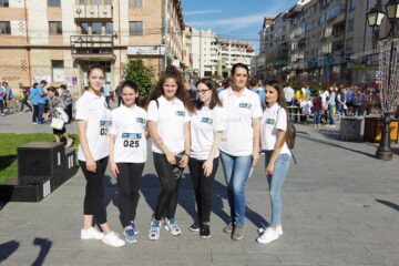 La linia de start a Crosului Sucevei s-au înscris peste 600 de participanți