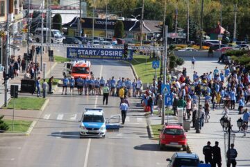 La linia de start a Crosului Sucevei s-au înscris peste 600 de participanți