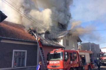 Incendiu în apropierea stației CFR Rădăuți