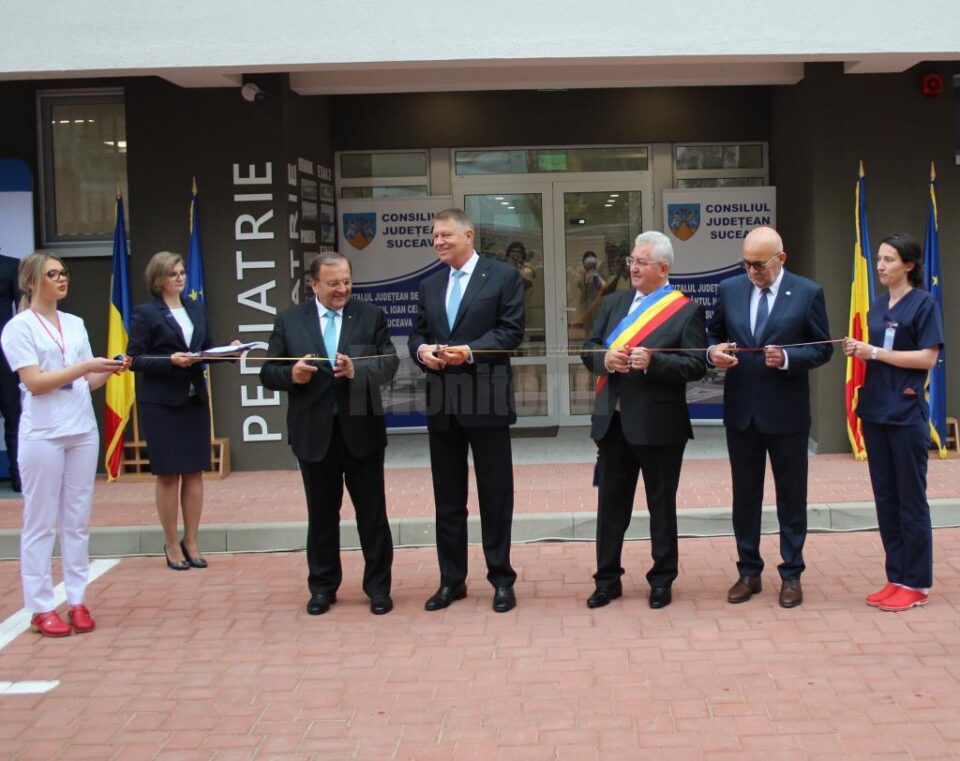 Momentul inaugurării Ambulatoriului Spitalului de Urgență Suceava