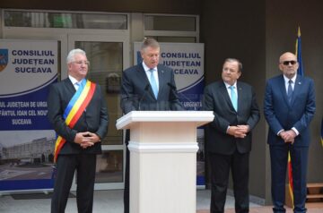 Președintele Klaus Iohannis, la inaugurarea Ambulatoriului Spitalului de Urgență Suceava