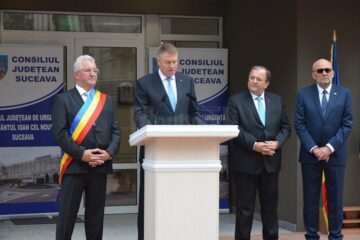 Președintele Klaus Iohannis, la inaugurarea Ambulatoriului Spitalului de Urgență Suceava