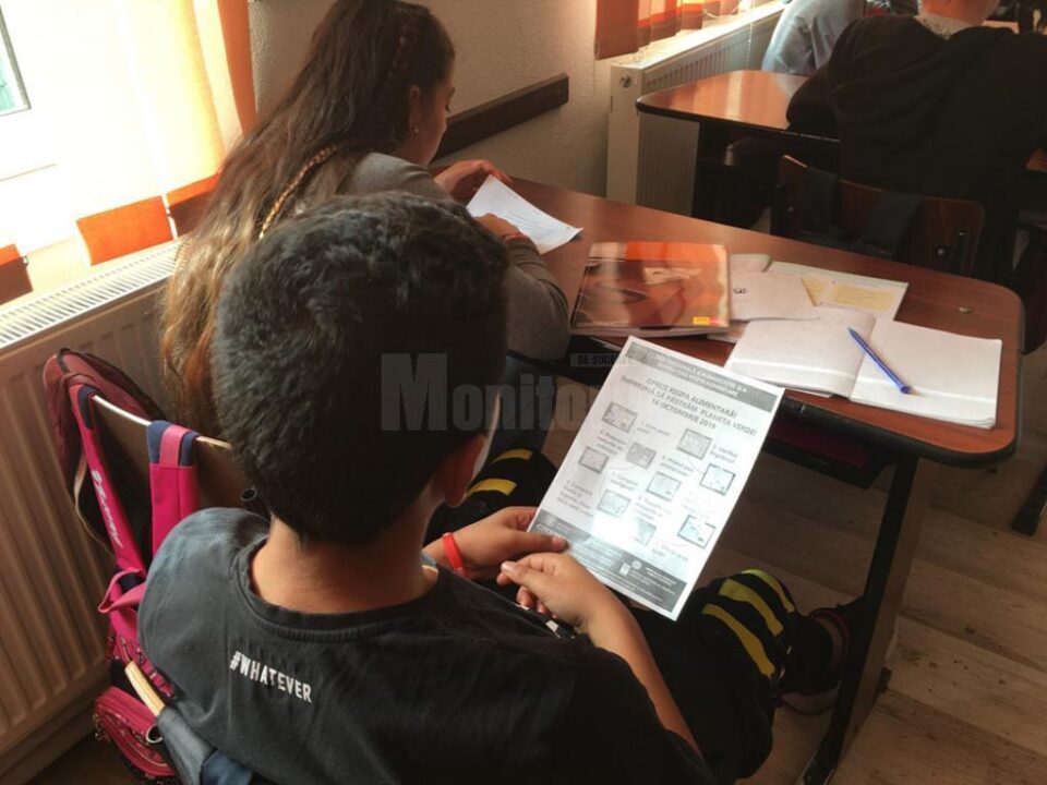 Elevii de la școala Șcheia au învățat cum să combată risipa alimentară
