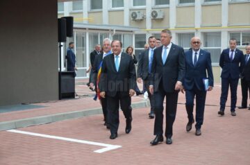 Președintele Klaus Iohannis, la inaugurarea Ambulatoriului Spitalului de Urgență Suceava