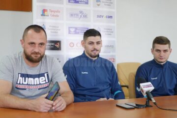 Adrian Chiruț, Maxim Oancea și Vladislav Kobzi au prefațat meciul cu CSU Galați