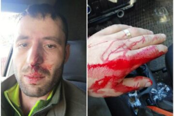 Pădurarul Răzvan Cenușă, după altercația cu patronul unei vulcanizări, implicat în afaceri cu lemn, în Moldovița - Foto: recorder.ro
