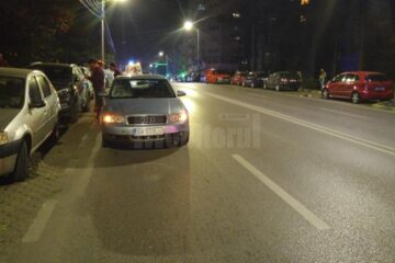 Un grav accident rutier a avut loc luni seară, în jurul orei 19.00, pe strada Mărășești din municipiul Suceava