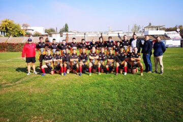 Rugbiștii U 18, după victoria din Capitală