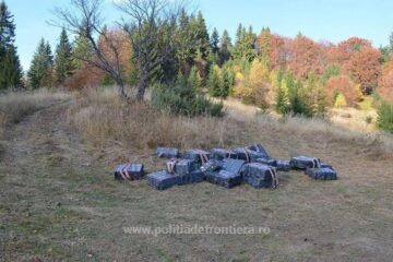 Captură de țigări de contrabandă, de aproape 70.000 de euro, în zona de munte