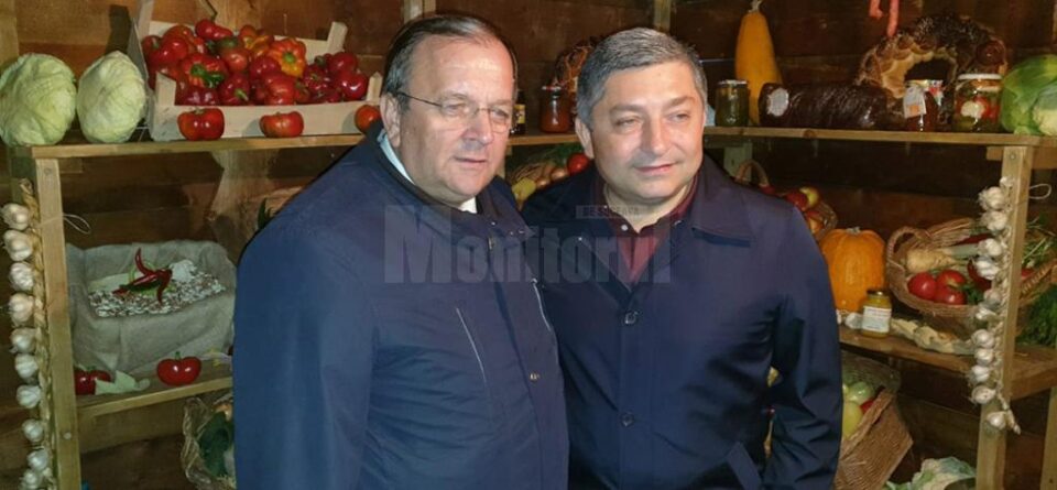 Gheorghe Flutur și președintele CJ Cluj, Alin Tișe